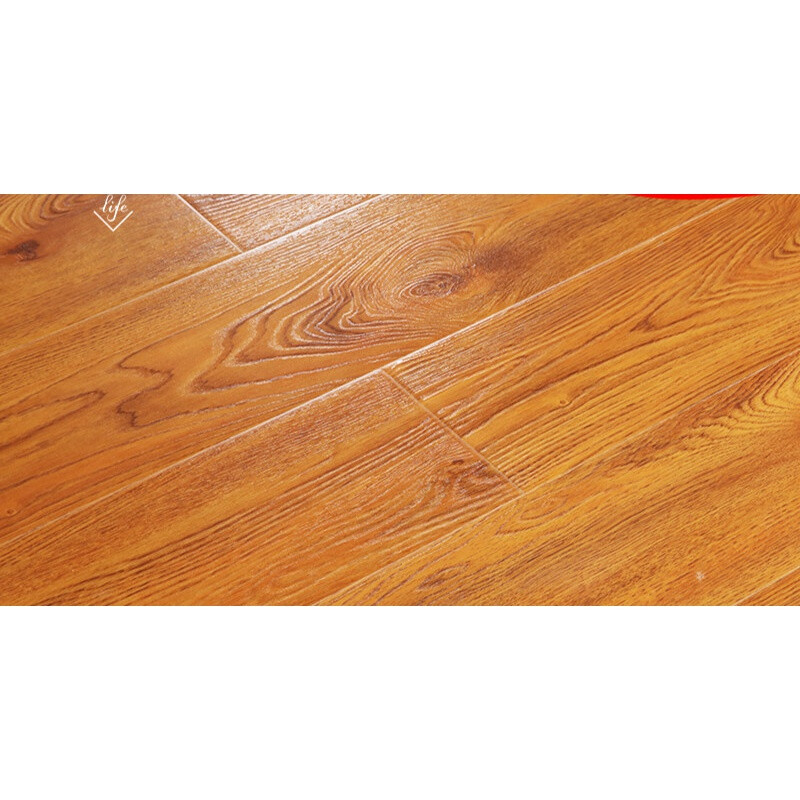 银创强化复合木地板家用12mm水耐磨家装灰色工程仿木质地板 LG09 【厚度12mm】 1